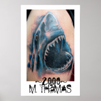 Poster Tattoo haaien