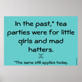 poster "Tea parties" (Voorkant)