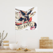 Poster Tea Party (Keuken)