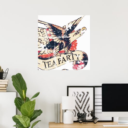  Poster Tea Party (Thuiskantoor)