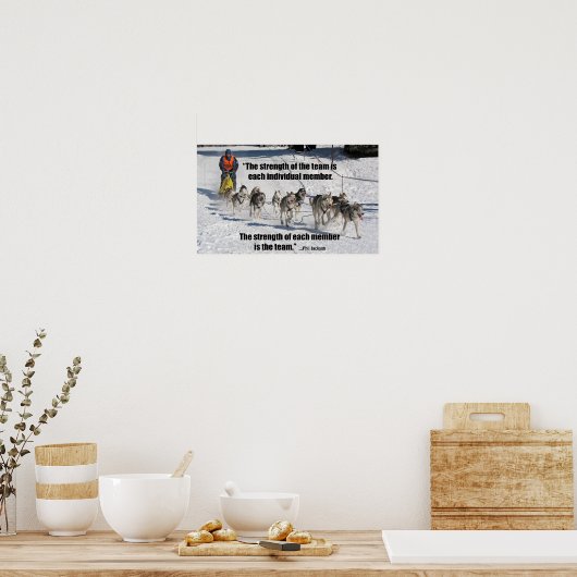 POSTER TEAMWORK (Keuken)