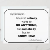 Poster - technische knowhow (Voorkant / Achterkant)