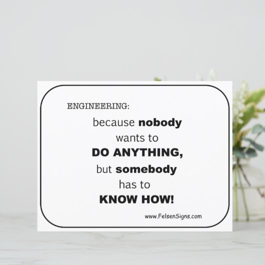 Poster - technische knowhow (Staand voorkant)