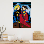 Poster Teenage Superheroes (Keuken)