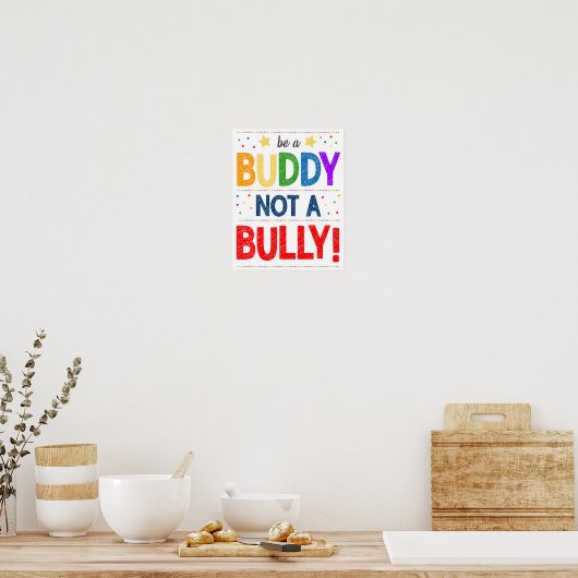 Poster tegen Bully Classroom (Keuken)