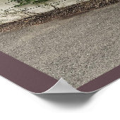 Poster tegen een muur (Hoek)