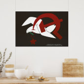 Poster tegen het communisme propaganda (Keuken)