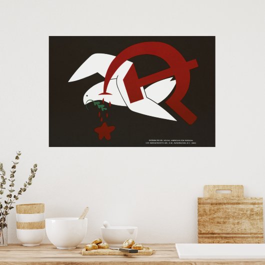  Poster tegen het communisme propaganda (Keuken)