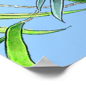 Poster-tekening vliegende eenden poster (Hoek)