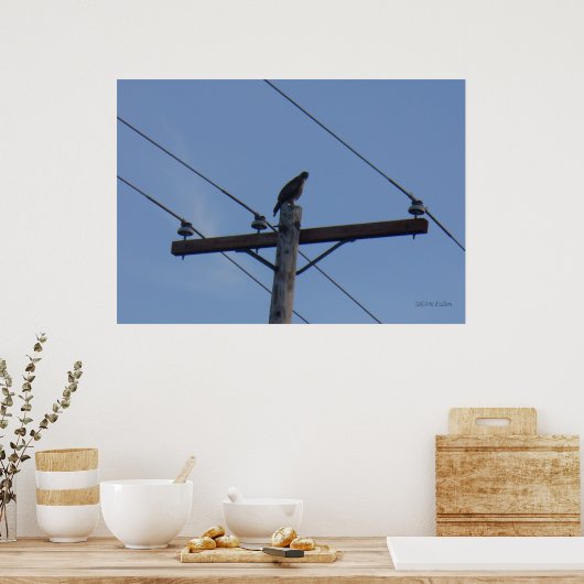 Poster telefoonstok (Keuken)