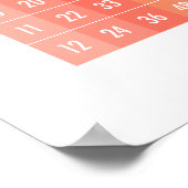 Poster Tellingen overslaan (cijfers 1-12) (Hoek)