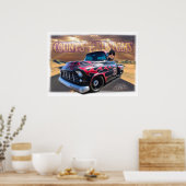 Poster telt veel klanten (Keuken)