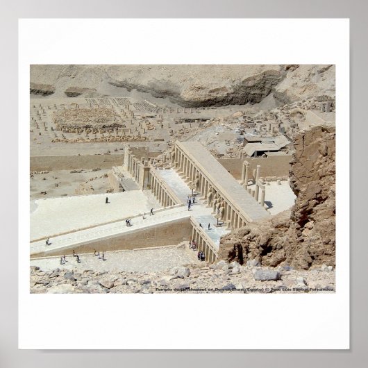 Póster Templo Hatshepsut Egipto Poster (Voorkant)