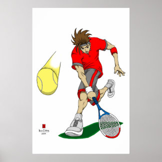 Poster Tennis Player