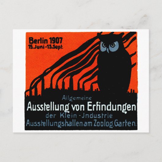 poster tentoonstelling Berlijn 1907 Briefkaart (Voorkant)