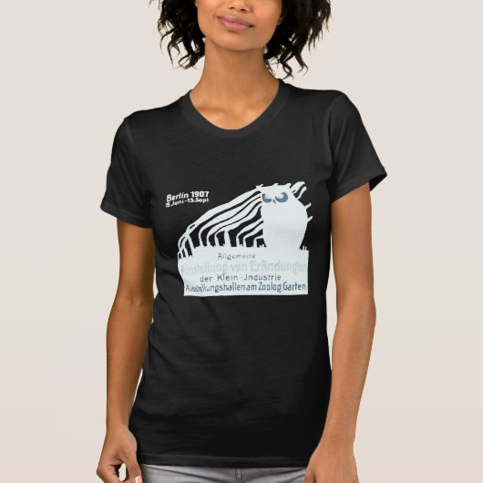 poster tentoonstelling Berlijn 1907 T-shirt (Voorkant)