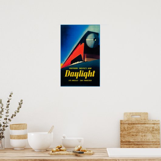 Poster ter bevordering van de dagrijbaan (Keuken)