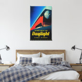 Poster ter bevordering van de dagrijbaan canvas afdruk (Insitu (Slaapkamer))