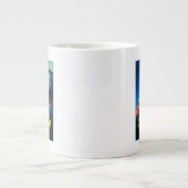 Poster ter bevordering van de dagrijbaan grote koffiekop (Voorkant)