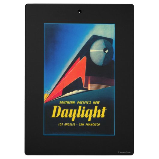 Poster ter bevordering van de dagrijbaan klembord (Achterkant)