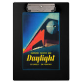 Poster ter bevordering van de dagrijbaan klembord (Voorkant)