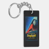 Poster ter bevordering van de dagrijbaan sleutelhanger (Voorkant Links)