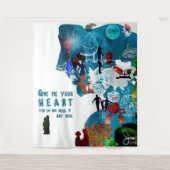 Poster ter bevordering van orgaandonatie bij trans wandkleed (Voorkant)