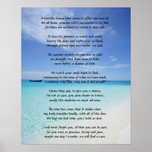 Poster ter herinnering aan kanker