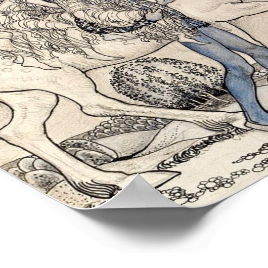  Poster ter illustratie van het boekje (Hoek)