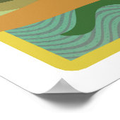 Poster ter illustratie van tropische eilanden (Hoek)