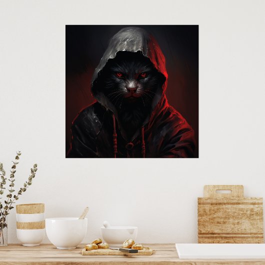 Poster Terrifying Cat Moments (Keuken)