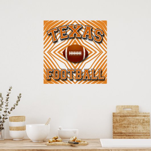 POSTER TEXAS-FOOTBALL (Keuken)