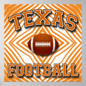 POSTER TEXAS-FOOTBALL (Voorkant)