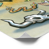 Poster Texas Fun Map (Hoek)