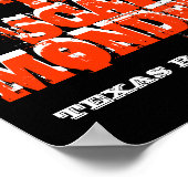 Poster Texas Rock en Roll (Hoek)