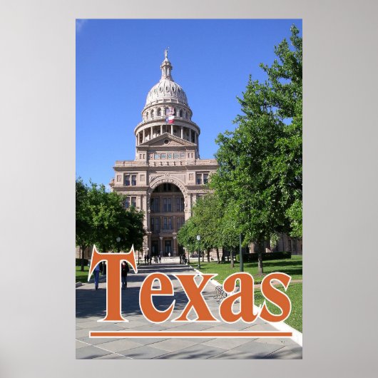 Poster Texas State Capitol (Voorkant)