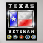 Poster Texas Veteran (Voorkant)