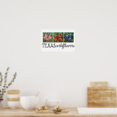 poster "Texas Wildflower" 16,5 x 11 inch (Keuken)