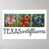 poster "Texas Wildflower" 16,5 x 11 inch (Voorkant)
