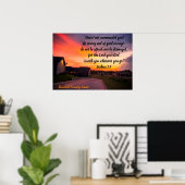 Poster Texas zonsondergang Schriftuur  (Thuiskantoor)