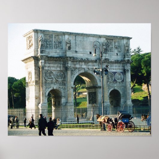 poster "The Arch of Constantine" (Voorkant)