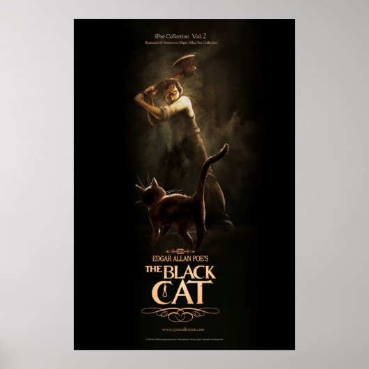 Poster "The Black Cat" (Voorkant)