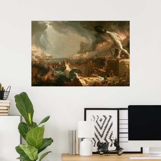 Poster The Course of Empire Destruction Cole T. (Thuiskantoor)