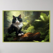 Poster The Enchanted Forest Cats (Voorkant)