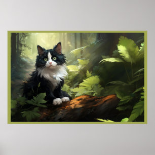 Poster The Enchanted Forest Cats