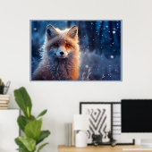 Poster The Golden Eyes of the Wild Fox (Thuiskantoor)