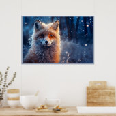 Poster The Golden Eyes of the Wild Fox (Keuken)
