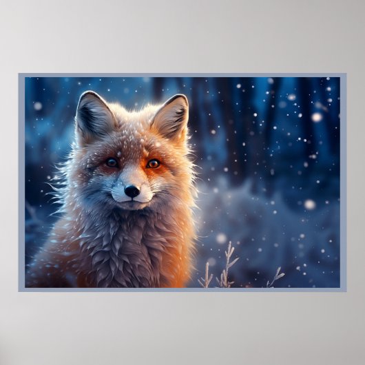 Poster The Golden Eyes of the Wild Fox (Voorkant)