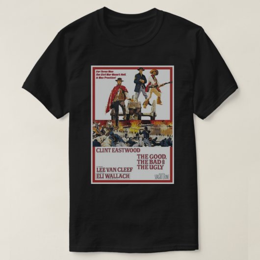 Poster The Good The Bad and The Ugly Poster T-shirt (Design voorkant)