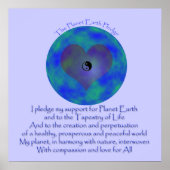 Poster - The Planet Earth Pledge (Voorkant)